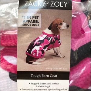 NWT-dog’s rugged lined vest pink camouflage 🐶🙂
